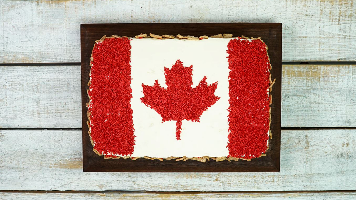 Canada 150 Flag Cake