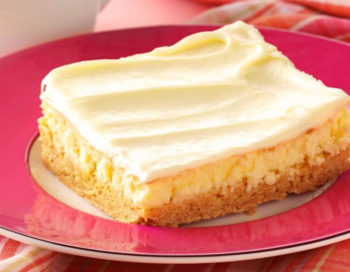 Creamy Lemon Cake Bars