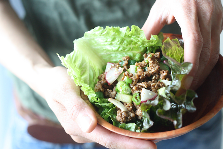 Hoisin & Five Spice Pork Lettuce Wraps